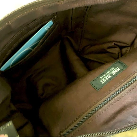 Nine West brown woven style purse NWOT - Picture 5 of 7